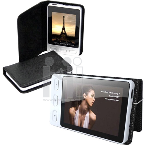 **Out Of Stock**<br>กรอบรูปดิจิตอลมินิ ปกหนัง<br>Mini Photo Digital Frame With Leather Case