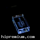 3D crystal USB flash drive 