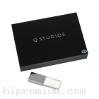 กล่องไม้สีดำ ด้านในสีดำ Q studios SDN BHD