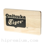 แฟลชไดรฟ์เครดิตการ์ดไม้ Onisuka Tiger