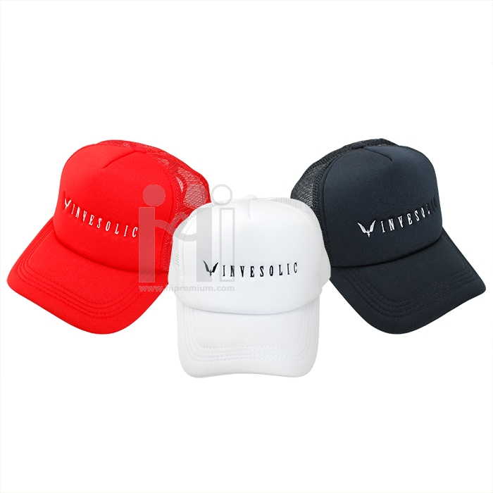 หมวกแก๊ปตาข่ายสีเดียว หมวกสต๊อก <br>หมวกงานด่วน , หมวกแก๊ปตาข่าย, หมวก cap ตาข่าย, หมวกปักโลโก้, หมวกแก๊ปสีพื้น