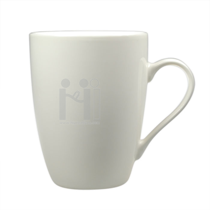 แก้วมัก แก้วกาแฟเซรามิกมัค แก้ว mug สีขาวสกรีนโลโก้