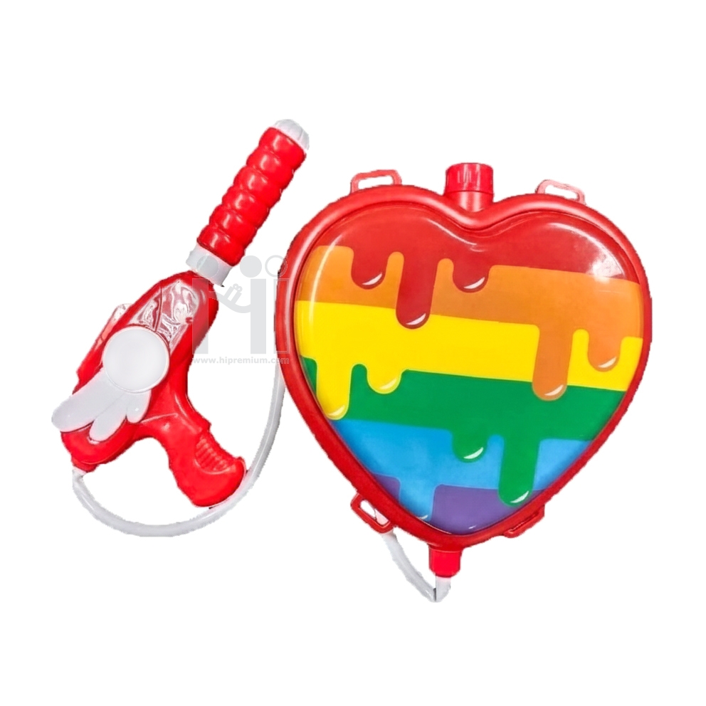 Stock ปืนฉีดน้ำรูปหัวใจ พิมพ์สกรีนลายตามสั่ง