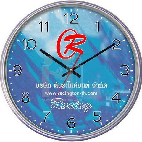 นาฬิกาแขวนขอบบาง 11 นิ้ว ขอบเงินหรือทอง