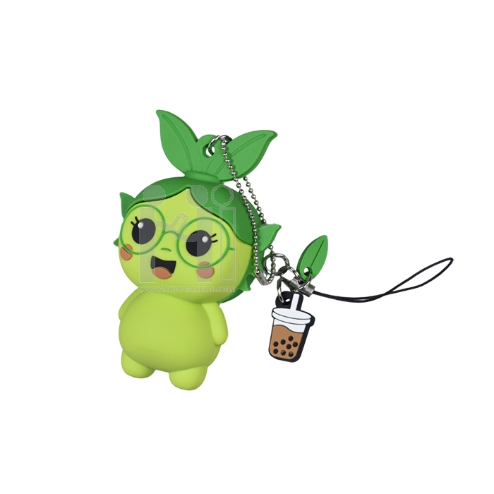 พวงกุญแจยางหยอด 3 มิติ 