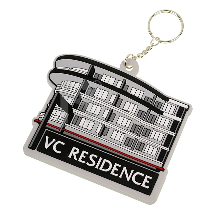 พวงกุญแจยางหยอด VC residence