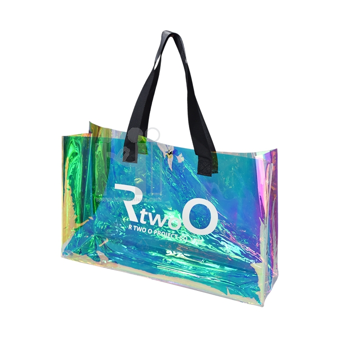 กระเป๋าโฮโลแกรมสีรุ้ง 