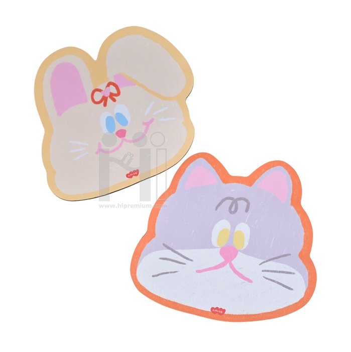 แผ่นรองเม้าส์ยางซิลิโคนประกบผ้า 