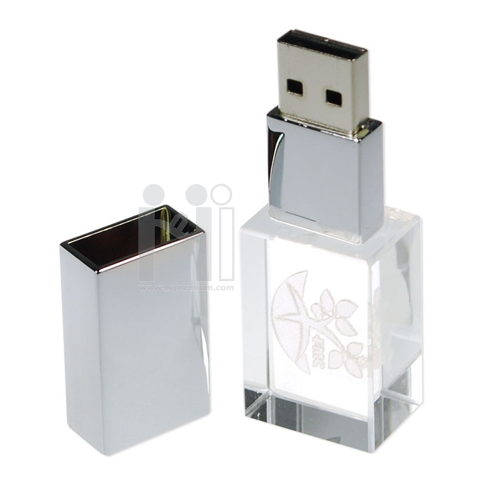 3D crystal USB flash drive 