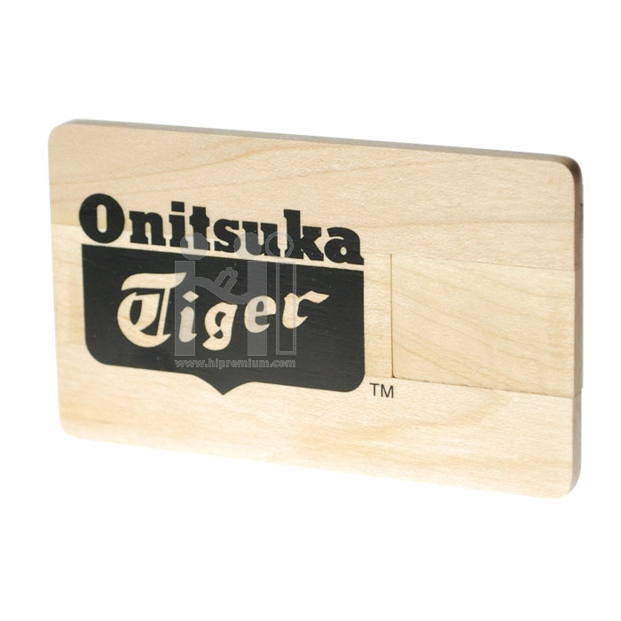 แฟลชไดรฟ์เครดิตการ์ดไม้ Onisuka Tiger