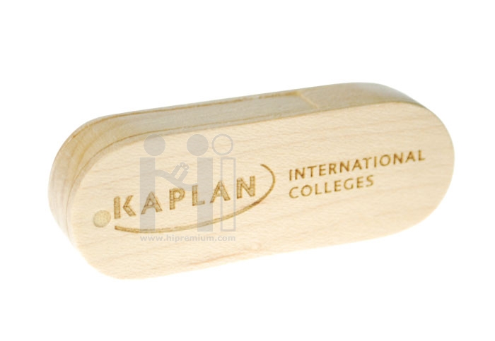 แฟลชไดร์ฟไม้ Kaplan International Colleges