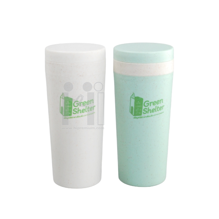 Eco Cup กระบอกน้ำฟางข้าวสาลี 