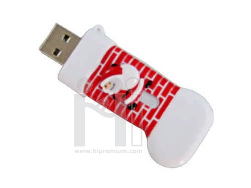 USB Flash Drive แฟลชไดร์ฟรูปถุงเท้าคริสต์มาส