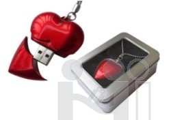 USB Flash Drive แฟลชไดร์ฟรูปหัวใจ