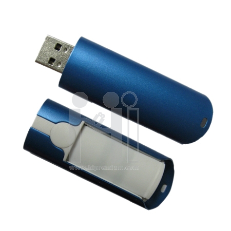 USB Flash Drive แฟลชไดร์ฟพลาสติก สลับโลหะ(อะลูมิเนียม)