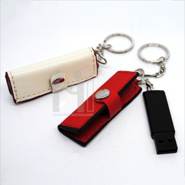 Flash Drive แฟลชไดร์ฟหนังแบบซองปิดกระดุม