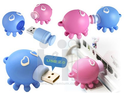 USB Flash Drive แฟลชไดร์ฟตัวการ์ตูนรูปปลาหมึก , แฟลชไดร์ฟ แฟนซี, แฟลชไดร์ฟ การ์ตูน, USB แฟนซี, flash drive การ์ตูน, flash drive แฟนซี, thumb drive การ์ตูน, แฟลชไดร์ฟ รูปปลาหมึก,  flash drive รูปปลาหมึก