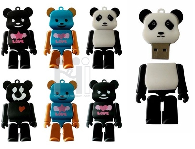 Robot USB  Flash Drive แฟลชไดร์ฟหมีรูปแพนด้า แฟลชไดร์ฟหุ่นยนต์โรบอท