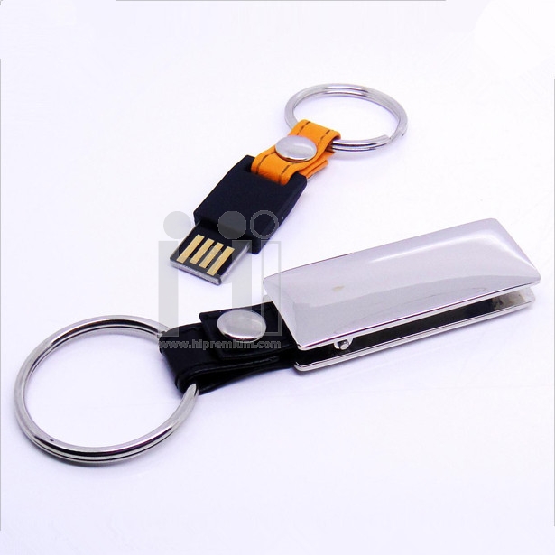 Flash Drive แฟลชไดร์ฟคลิป โลหะสลับหนัง