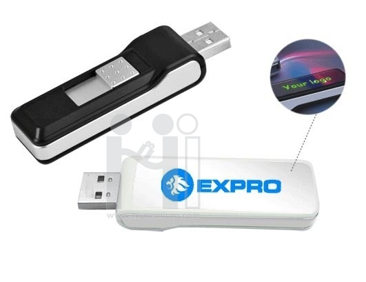 USB Flash Drive แฟลชไดร์ฟพลาสติก แฟลชไดร์ฟเรืองแสงเป็นรูปโลโก้สั่งทำได้