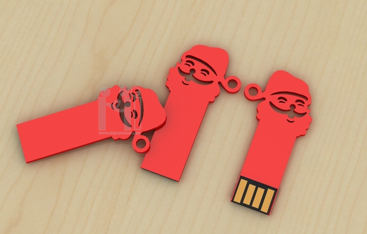 Santa USB Flash Drive แฟลชไดร์ฟซานตาครอส,แฟลชไดรฟ์ซานต้า