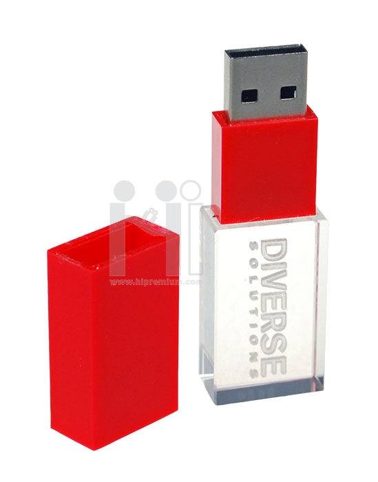 3D crystal USB flash drive <br> แฟลชไดร์ฟแก้วคริสตัลใส3มิติ แฟลชไดร์ฟเรืองแสง 