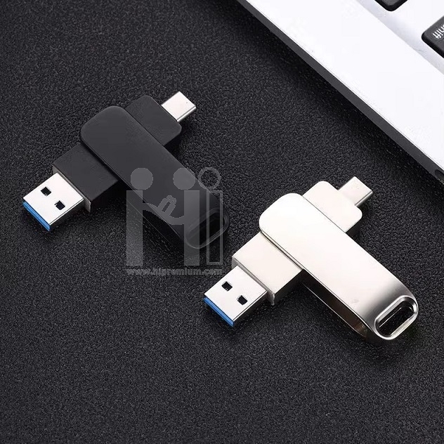 OTG Flash Drive 2 in 1<br>แฟลชไดร์ฟเสียบมือถือไอโฟน,ไอแพด,สมาร์ทโฟน