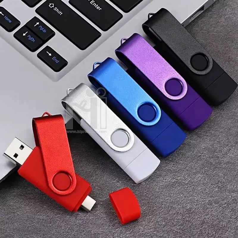 OTG Flash Drive 2 in 1<br>แฟลชไดร์ฟเสียบมือถือไอโฟน,ไอแพด,สมาร์ทโฟน