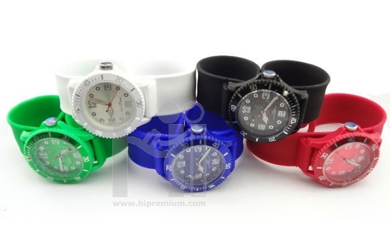 Slap On Watch นาฬิกาข้อมือแฟชั่นไม่มีตัวล็อก , 