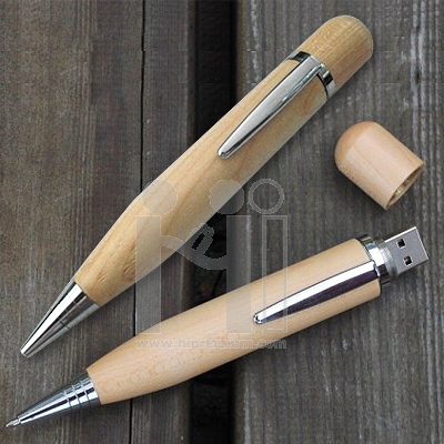 USB Pen Flash Drive แฟลชไดร์ฟปากกาไม้