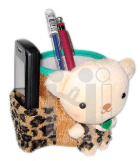 กล่องใส่ปากกาตุ๊กตาหมี