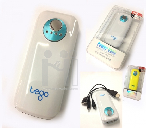 พาวเวอร์แบงค์ TEGO <br>ที่ชาร์จแบตสำรองไฟมือถือMP3,MP4ที่ชาร์ตแบตสํารองพกพา พรีเมี่ยม